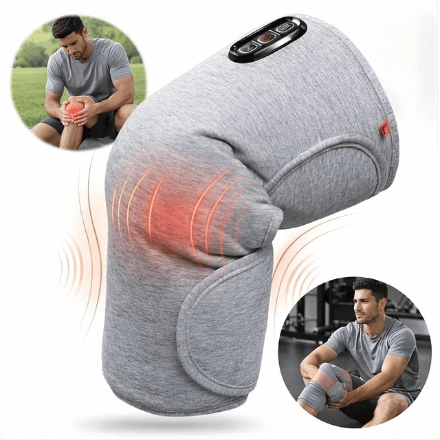 Rodillera Termica Masajeadora Vibracion Calor Alivia Artritis 2