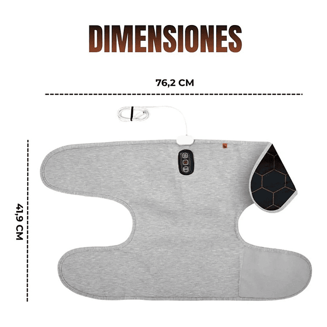 Rodillera Termica Masajeadora Vibracion Calor Alivia Artritis 11