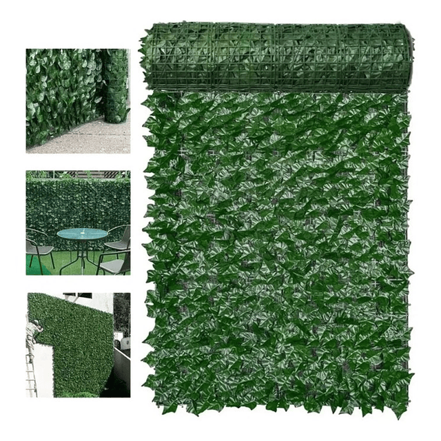 Malla de Hojas Cerca Tupidas Enredadera Decoración 3x1 m 4