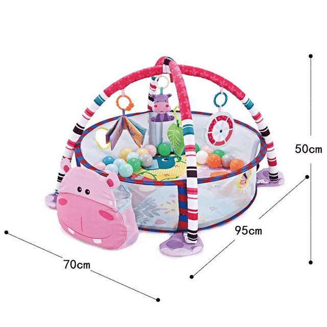 Gimnasio Centro De Juegos Para Bebé Y Piscina Pelotas 4