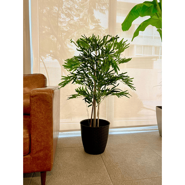 Planta Artificial Decorativa Arbol Grande Bamboo 120cm 730hj 3