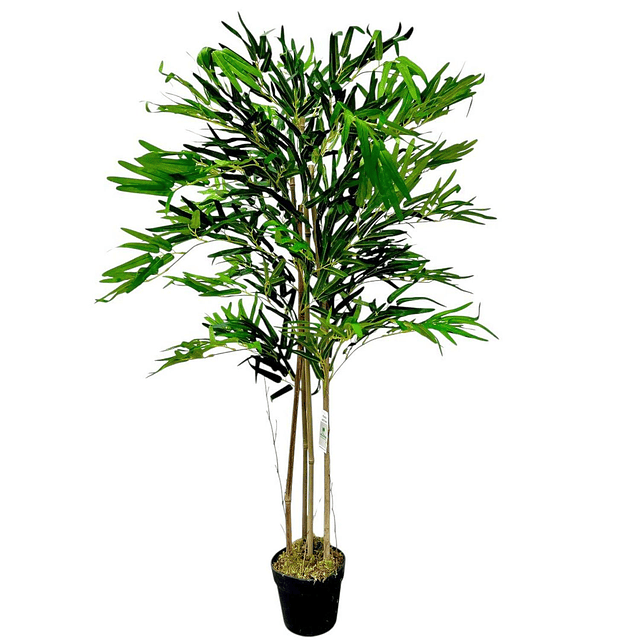 Planta Artificial Decorativa Arbol Grande Bamboo 120cm 730hj 9
