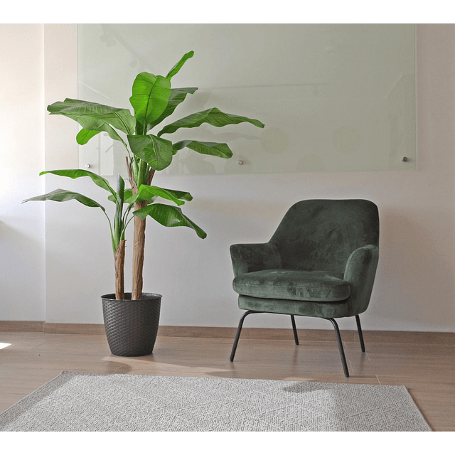 Planta Artificial Decorativa Arbol Grande Banano 160cm 15hj 2