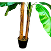 Planta Artificial Decorativa Arbol Grande Banano 160cm 15hj 6