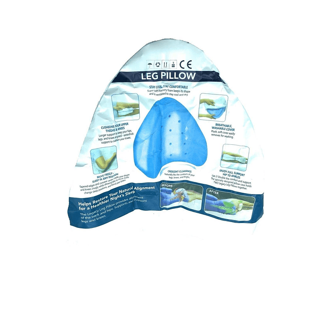 Cojin Terapeuticas Almohada Original Piernas Rodillas Memo 7