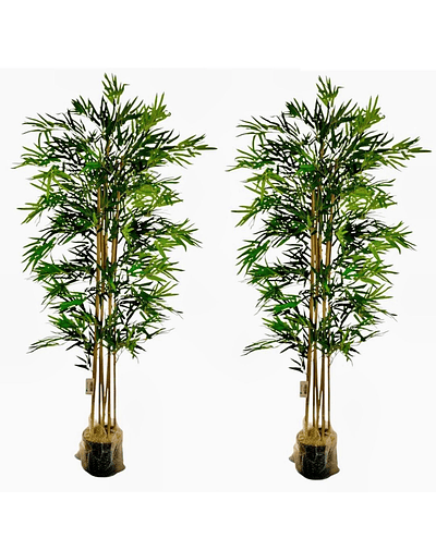 Planta Artificial Decorativa Arbol Grande Pack Bamboo 150cm