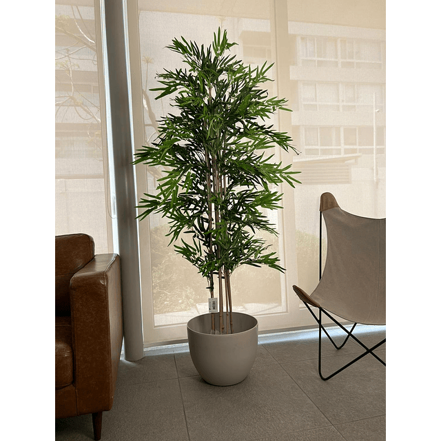 Planta Artificial Decorativa Arbol Grande Pack Bamboo 150cm 2