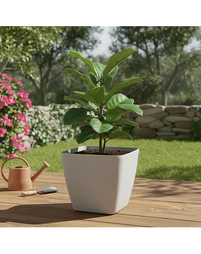 Macetero Nórdico Beige M 30 cm x 30 x 23