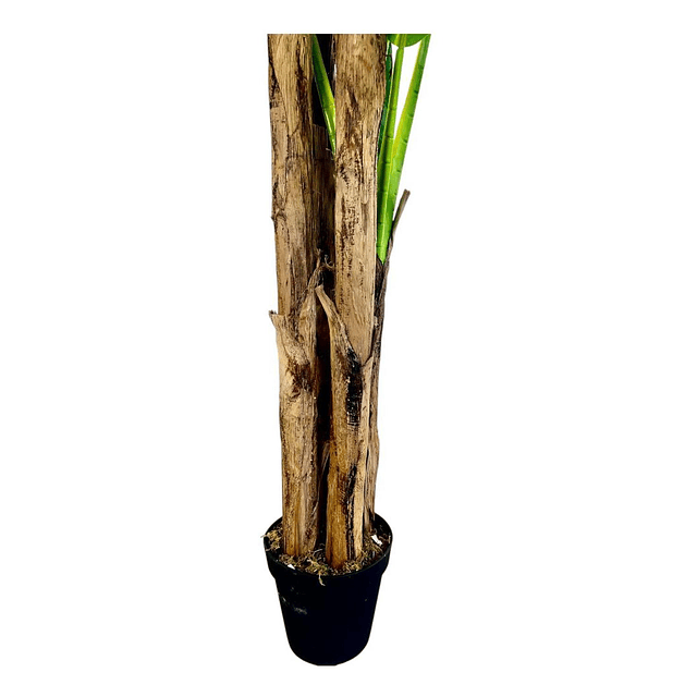 Planta Artificial Decorativa Arbol Grande Banano 230cm 26hjs 6