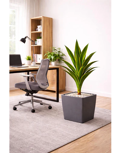 Drácaena Artificial Grande 120 cm Planta Decorativa Interior