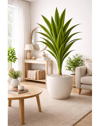 Drácaena Artificial Grande 160 cm Planta Decorativa Interior