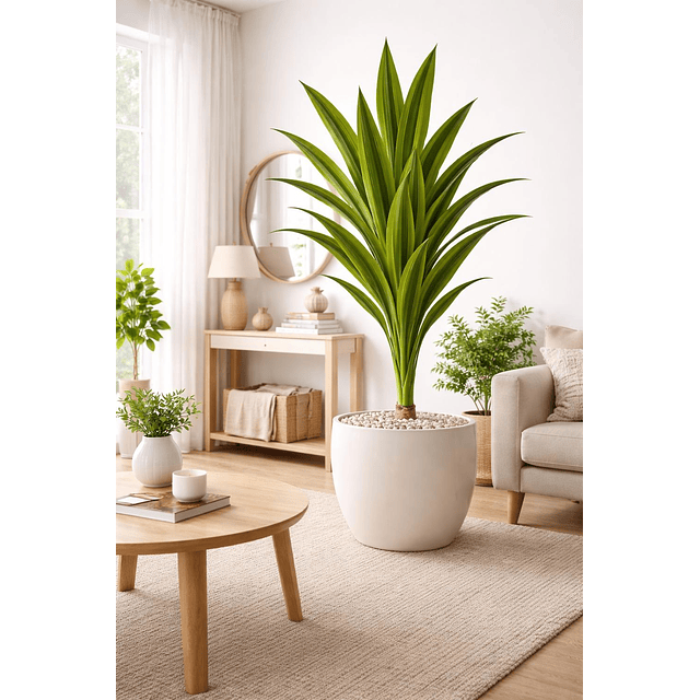 Drácaena Artificial Grande 160 cm Planta Decorativa Interior 1
