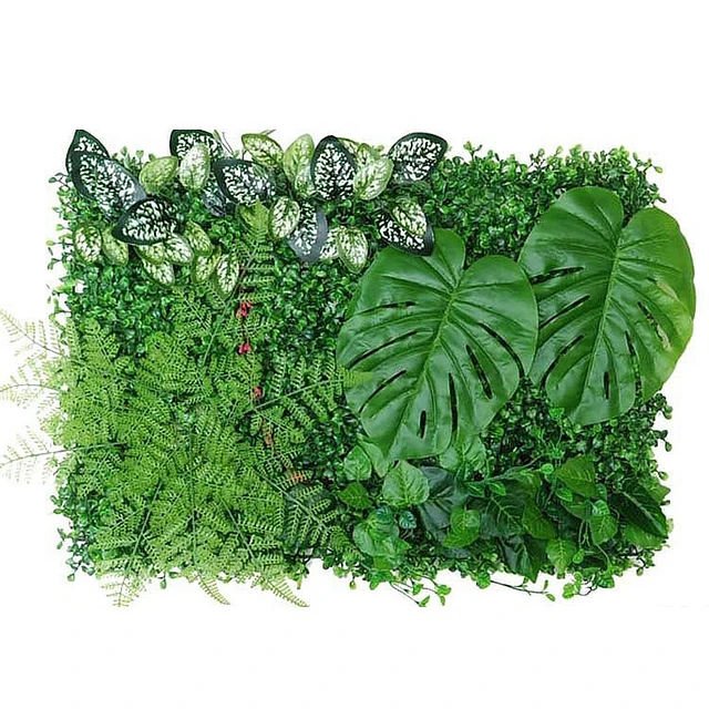 Jardín Muro Vertical Artificial B palmeta Plantas 60x40 cm 15