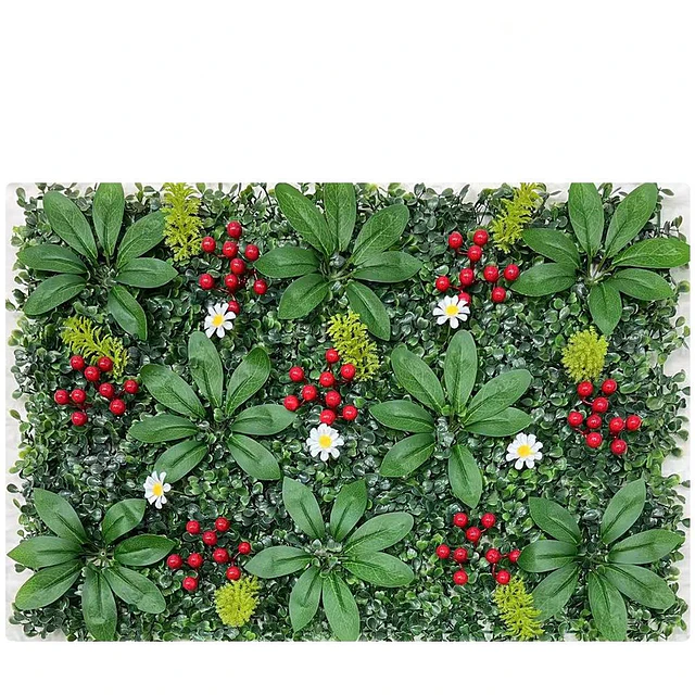 Jardín Muro vertical artificial E palmeta Plantas 60x40 cm 1