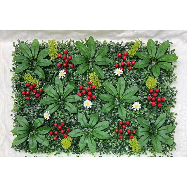 Jardín Muro vertical artificial E palmeta Plantas 60x40 cm 7