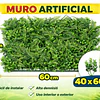 Jardín Muro vertical artificial F palmeta Plantas 60x40 cm 3