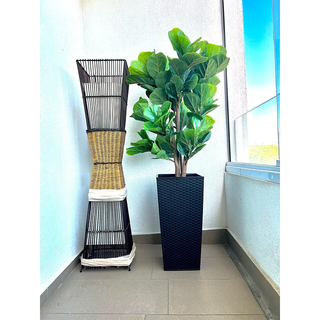 Planta Artificial Decorativa Arbol Grande Ficus Lyrata 120c 4