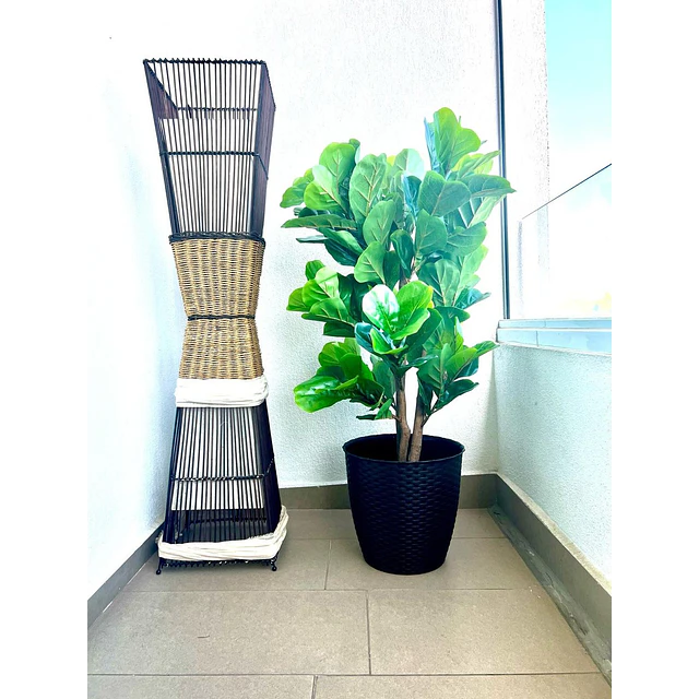 Planta Artificial Decorativa Arbol Grande Ficus Lyrata 120c 5