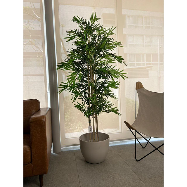 Planta Artificial Decorativa Arbol Grande Bamboo 150cm 1095 2
