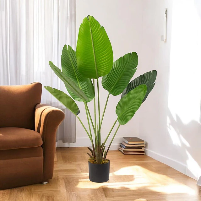 Planta Artificial Decorativa Arbol Grande Ave Paraiso 120cm 2