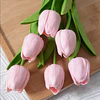Ramos De 9 Tulipanes Flores Artificiales Decoración Hogar 16