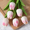 Ramos De 9 Tulipanes Flores Artificiales Decoración Hogar 18