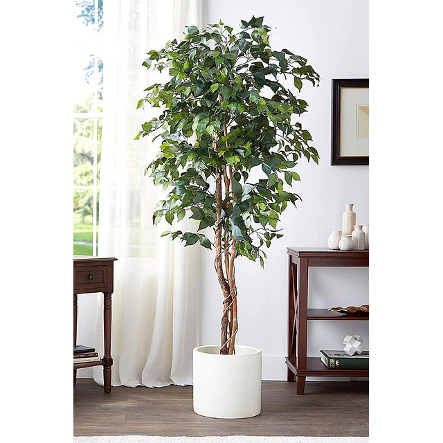 Planta Artificial Decorativa Arbol Grande Ficus 180cm 1260h 1
