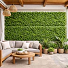 Jardín Muro vertical artificial F palmeta Plantas 60x40 cm 2