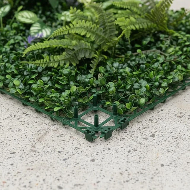 Jardín Muro Vertical Artificial D palmeta Plantas 60x40 cm 23