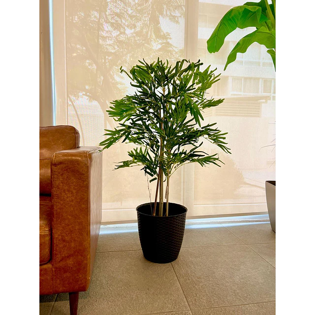 Planta Artificial Decorativa Arbol Grande Bamboo 120cm 730hj 3