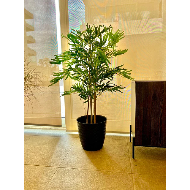 Planta Artificial Decorativa Arbol Grande Bamboo 120cm 730hj 7