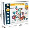 Juego De Bloques Magnéticos 125 Piezas Pista Con Pelotas 9
