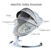 Cuna Bebe Mecedor Eléctrico 3 En 1 Música Silla Mecedora 5
