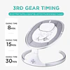 Cuna Bebe Mecedor Eléctrico 3 En 1 Música Silla Mecedora 6