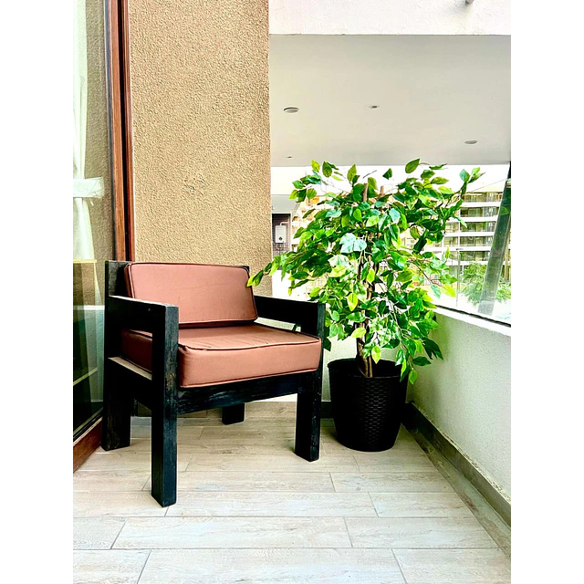 Planta Artificial Decorativa Arbol Grande Pack Ficus 120cm 4