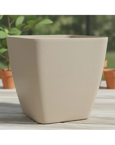 Macetero Nórdico Beige L 40 cm 40 x 40 x 40