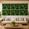 Jardín Muro Vertical Artificial D palmeta Plantas 60x40 cm 2