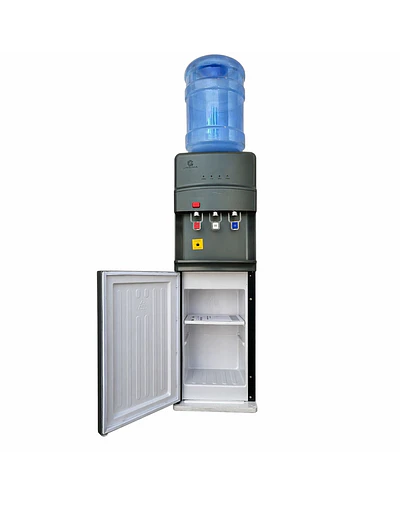Dispensador de Agua Compresor 3 llaves Gris c/Gaveta
