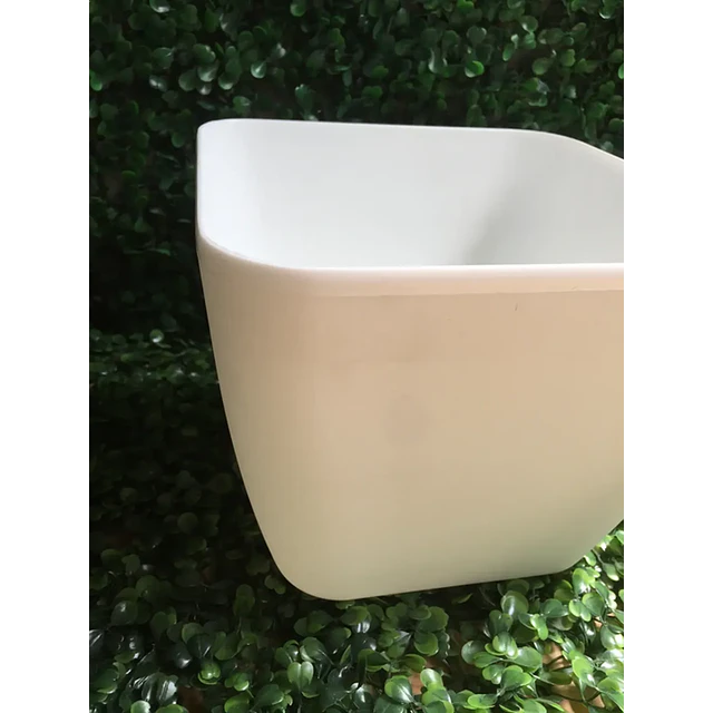 Jardinera Macetero Cuadrada Plastico 20cm Terraza Balcon 3