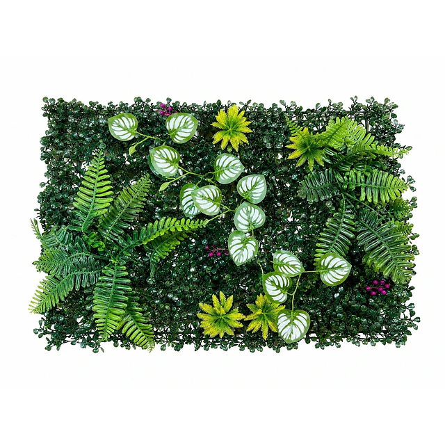 Jardín Muro Vertical Artificial D palmeta Plantas 60x40 cm 6