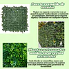 Jardín Muro Vertical Artificial D palmeta Plantas 60x40 cm 10