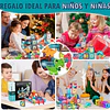 Juego De Bloques Magnéticos 125 Piezas Pista Con Pelotas 4
