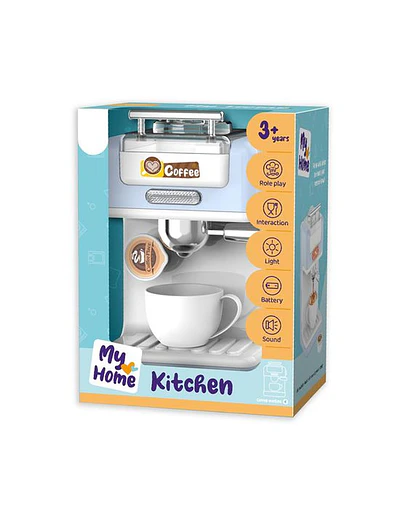 Cafetera eléctrica de juguete + 3A-Juguetes educativos