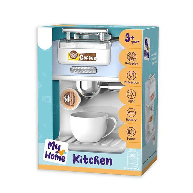 Cafetera eléctrica de juguete + 3A-Juguetes educativos 1