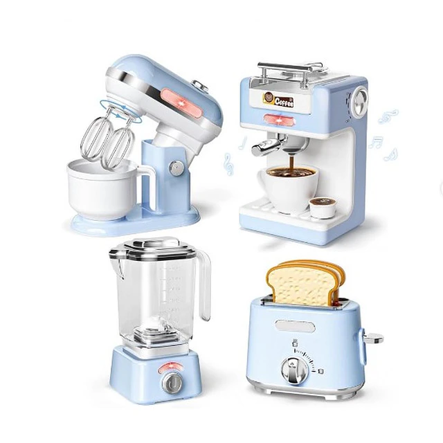 Cafetera eléctrica de juguete + 3A-Juguetes educativos 4