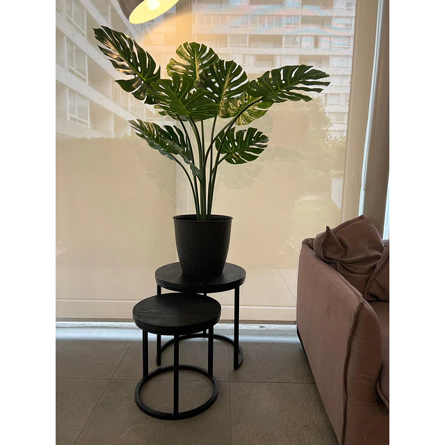 Planta Artificial Decorativa Arbol Grande Monstera 120cm 10h 6