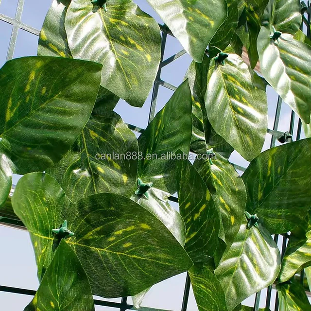 Malla de Hojas Cerca Diseño Enredadera Decoración 3x1m 7