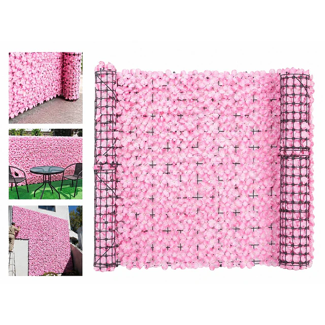 Malla de Hojas Cerca Diseño Enredadera Decoración 3x1m 13