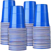 Vaso Plastico Azul Desechable Fiesta 450 ml x 50 uds 1