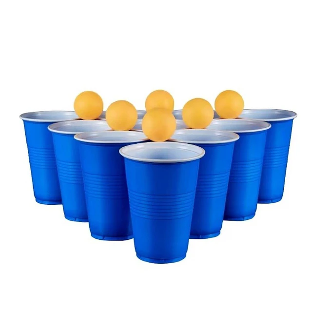 Vaso Plastico Azul Desechable Fiesta 450 ml x 50 uds 5